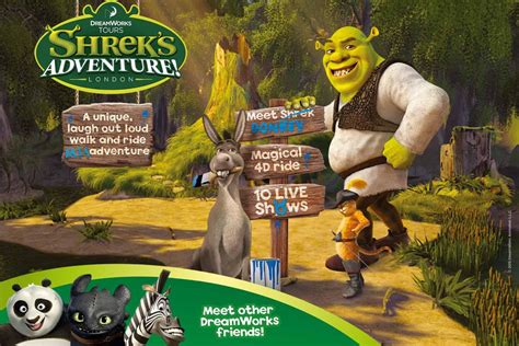 Dreamworks Tours Shreks Adventure London Tickets London