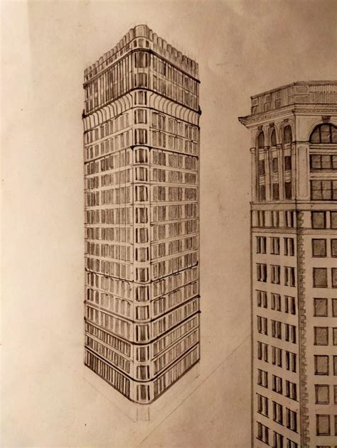 Flatiron building (in progress) | Flatiron building, Building, Flat iron