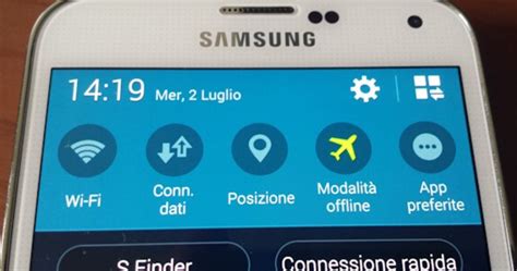 Modalità aereo sul cellulare Phoneclick