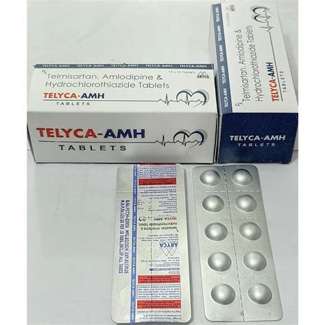 Mg Telmisartan Amlodipine Hydrochlorothiazide Tablets Mg At