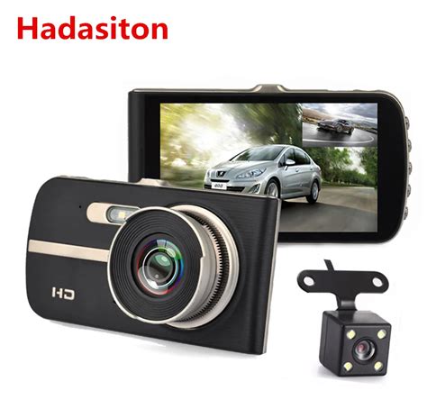 Hd Screen Dual Lens Car Dvr Fhd P Dash Cam Driving Recorder