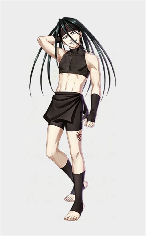 An Anime Character With Long Black Hair