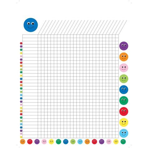 Free Printable Editable Free Smiley Face Behavior Chart Web Behavior