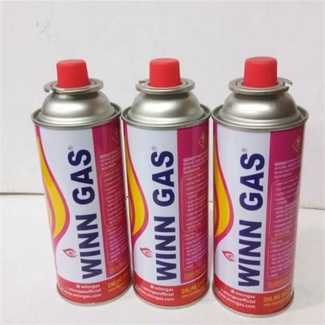 Jual Tabung Gas Kaleng Portable WINN GAS Butane 235 Gram Shopee Indonesia