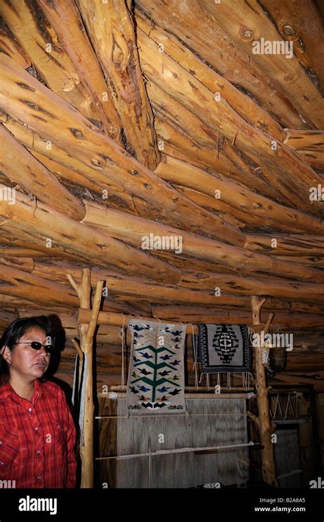 Inside A Traditional Navajo Hogan In Monument Valley Navajo Tribal