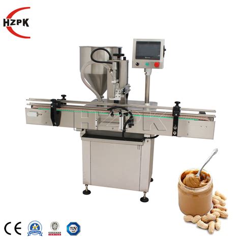 Hzpk Automatic Beverage Liquid Paste Rotor Pump Filling Machine China