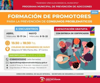 Curso de Formación de Promotores para la Prevención de Consumos