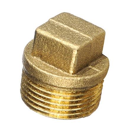 Brass Threaded Square Head Plug Shipstore