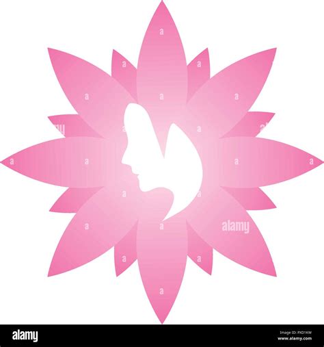 Spa Aesthetic Woman Logo Icon Design Template Vector Stock Vector Image