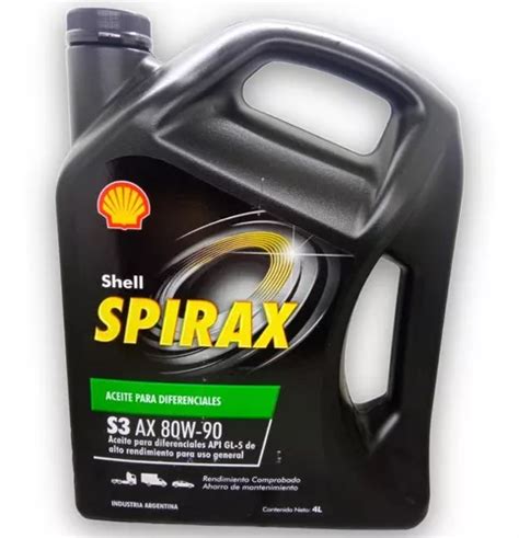 Aceite Shell Spirax S Ax W Caja Y Diferencial Litros En Venta En