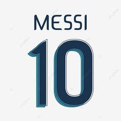 T Shirt Jersey Vector PNG Images, Number 10 Messi Jersey T Shirt Design ...