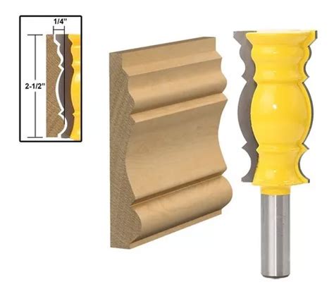 Broca Fresa Router Molduras Arquitectonicas O De Corona5 Meses Sin