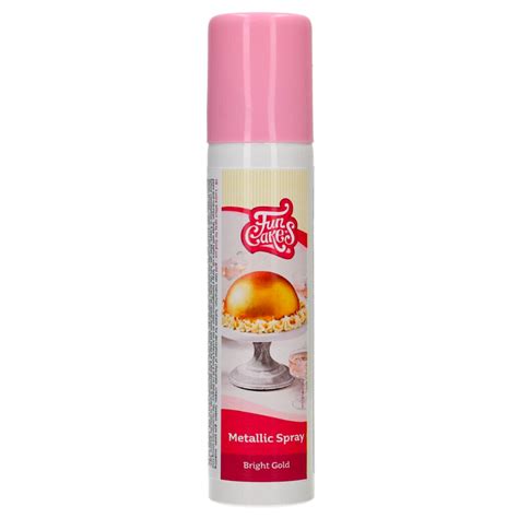 Spray Oro Brillante Funcolours Funcakes La Cocinita Cupcakes