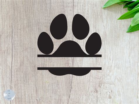 Dog Paw Print Svg Paw Print Svg Paw Svg Dog Svg Instant Download Cut ...