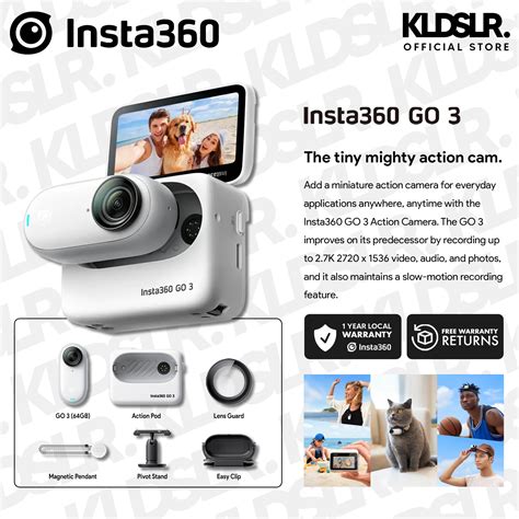 Insta360 Go 3 Action Camera 64gb