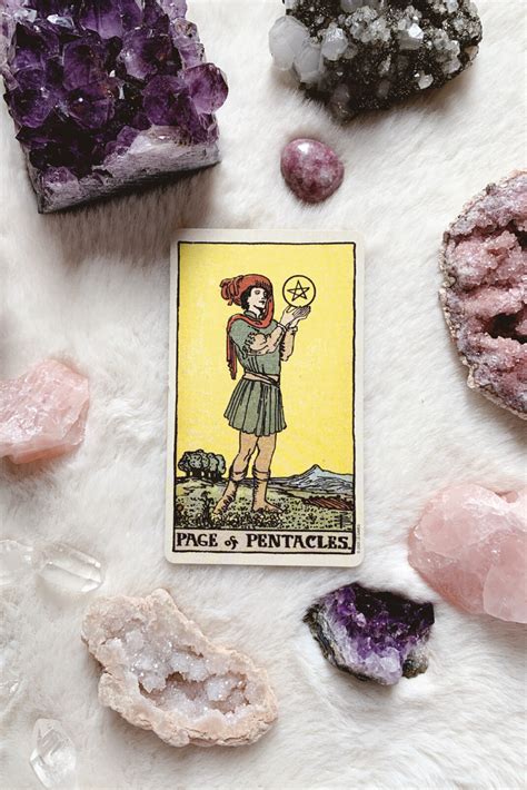 Future Tarot Meanings Page Of Pentacles Lisa Boswell