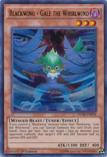 Blackwing Gale The Whirlwind Dusa Ultra Rare