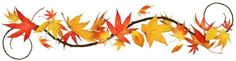 Autumn Leaves Bar Divider Clip Art Borders Diy Crafts For Gifts