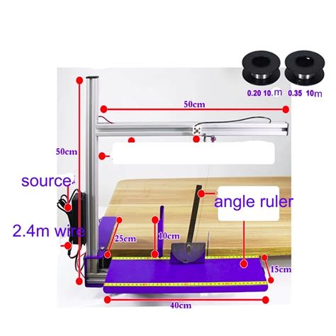 Horizontal Vertical Hot Wire Foam Cutter Desktop Foam Cutter Table Edge And Table Top Fixed Hot