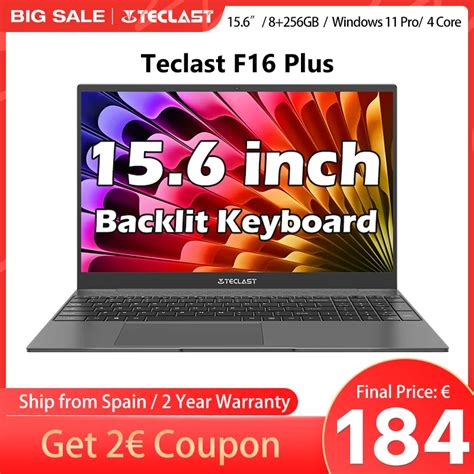 Teclast F Plus Laptop Pollici Windows Pro Notebook Gb Ram