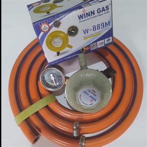 Jual Regulator Matic Winn Gas W M Biogaz Selang Lpg Psi Asli Dn