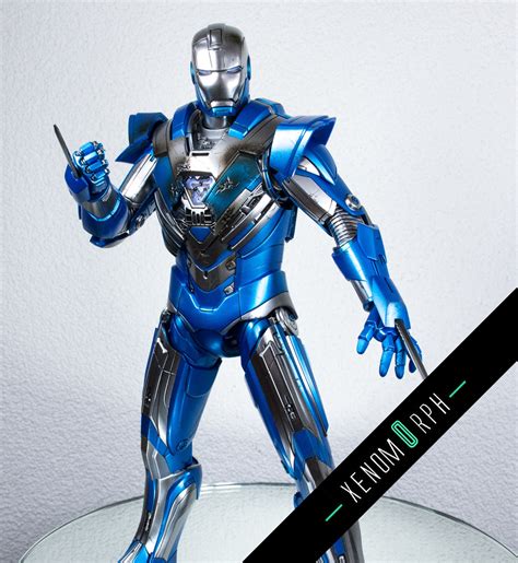 Hot Toys Iron Man Blue Steel Im 3 1 6 Mms391 Photo And Video Review