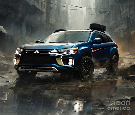 Mitsubishi Outlander Sport Crossovers 2020 Cars Road Mixed Media By