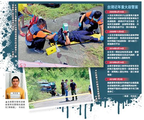 台湾悍匪夺枪施袭﻿震惊全台 两警遭割喉身亡 大公网