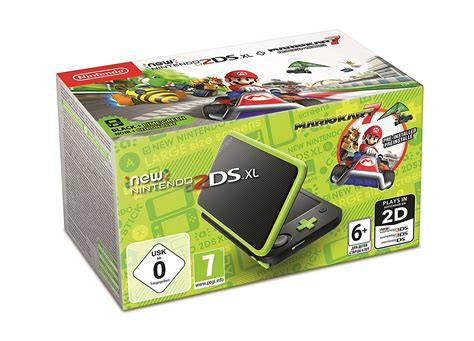 New Nintendo 2DS XL Verde Lima + Mario Kart 7 (pre-instalado)