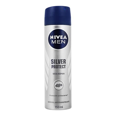 Antitranspirante En Aerosol Nivea Men Silver Protect Antibacterial 150