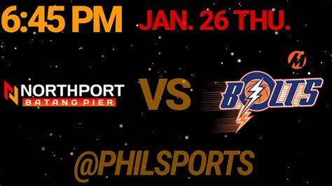 Northport Batang Pier Vs Meralco Bolts Live Scoreboard 2023 PBA