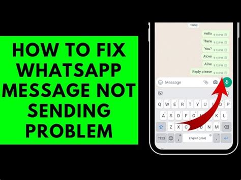 How To Fix Whatsapp Message Not Sending Problem In Easy Solution