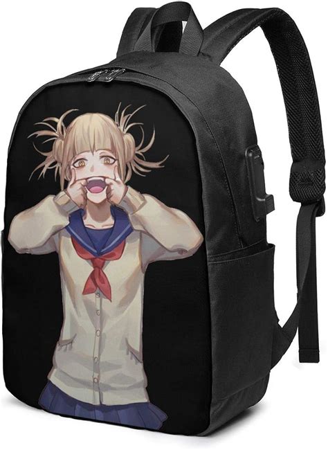 Himiko Toga 3d Animation Usb Backpack School Bag School Bookbag Travel Bag Computer Bag Amazon