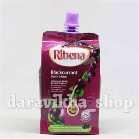 Jual Ribena Blackcurrant Drink Pouch 330ml Di Seller Daravikhashop