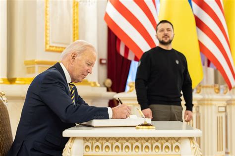 Biden Brings Hope As Well As Pledges Of Cash And Weapons To Ukraine