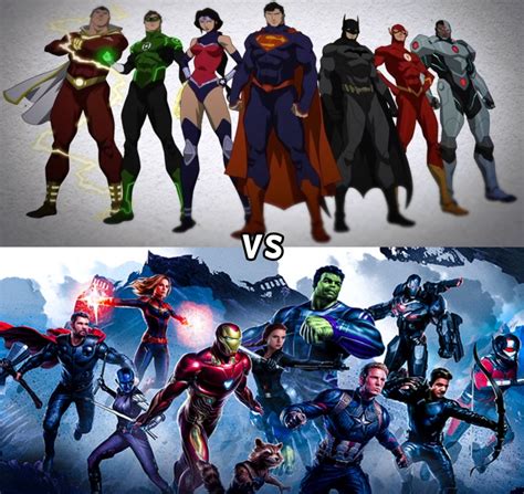 Justice League JL War Vs MCU Avengers Battles Comic Vine