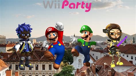 Wii Party Board Game Island Rabbidtay Vs Mario Vs Luigi Vs Asami