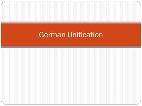 Ppt German Unification Powerpoint Presentation Free Download Id