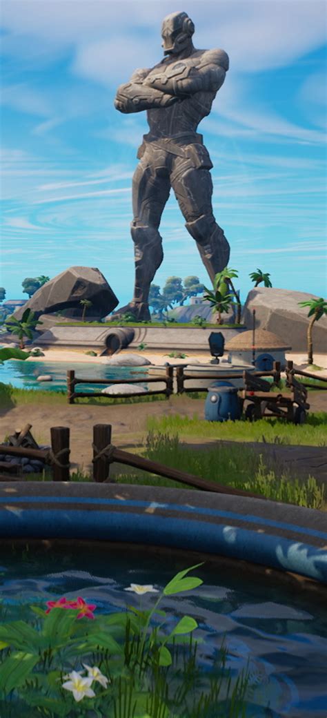 720x1580 Resolution Fortnite The Foundation Statue 720x1580 Resolution