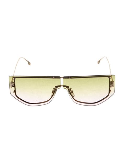 Fendi Shield Gradient Sunglasses Gem