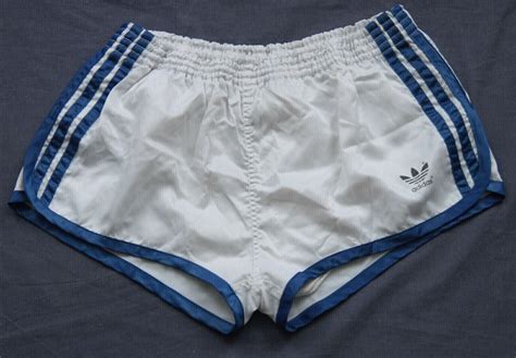 Adidas Shorts D7 L Shiny Sprinter Nylon Shiny Silky Retro Vintage