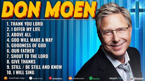 1 Hours Nonstop Don Moen Praise Worship Music All Time Praise