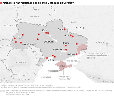 Guerra En Ucrania Así Rusia Invadió Y Atacó Tras El Anuncio De Putin