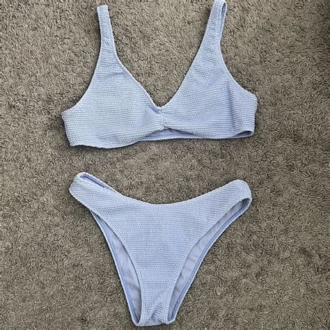 PacSun Bikini Set Top Size Large Bottoms Size Depop