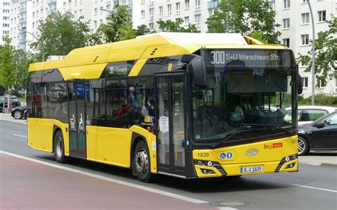 Solaris New Urbino 12 Electric 1839 Auf Der Bvg Linie 300 Berlin