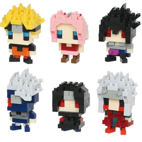 Naruto Shippuden Nanoblock Mininano Figure Set Of