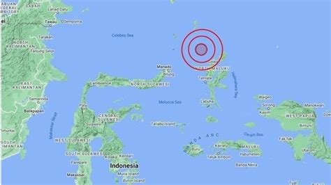 Gempa Magnitudo Baru Saja Guncang Sulawesi Utara Bmkg Pusat