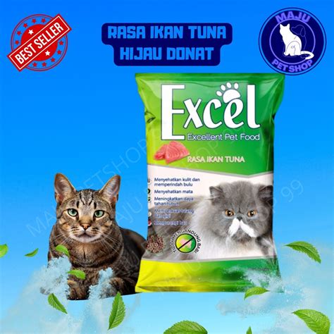 Jual Makanan Kucing Excel Cat Food Rasa Ikan Tuna Gram Shopee