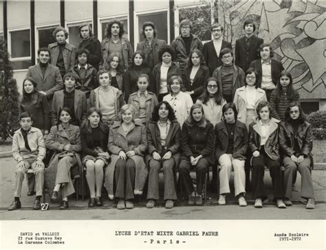 Photo De Classe Nd C De Lyc E Gabriel Faur Copains