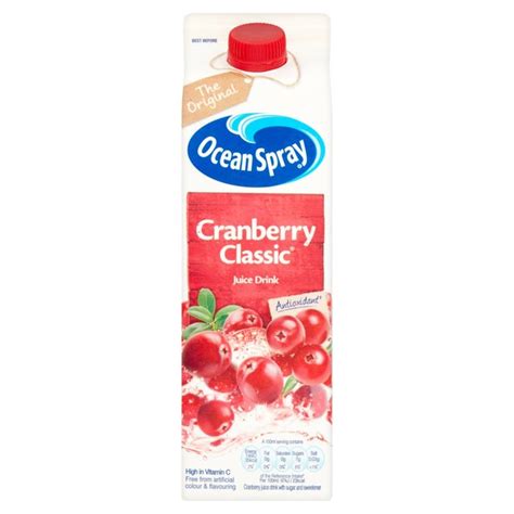 Ocean Spray Chilled Original Cranberry Juice Drink 1l From Ocado